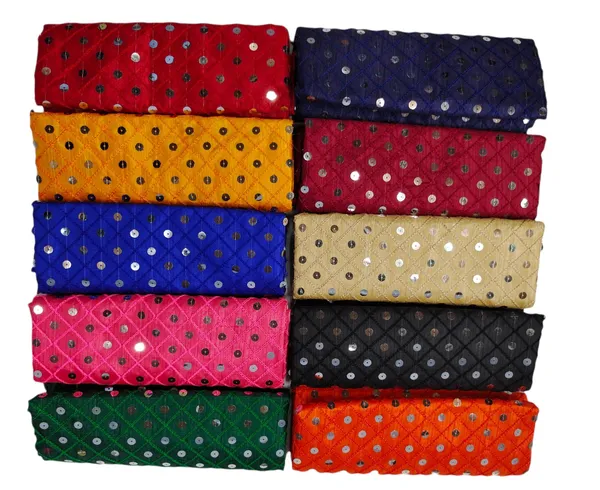 Mirror work blouse piece outlet online